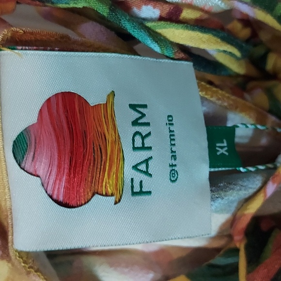 Farm Rio Yellow Biriba Midi Sleeveless Dress - Picture 13 of 16